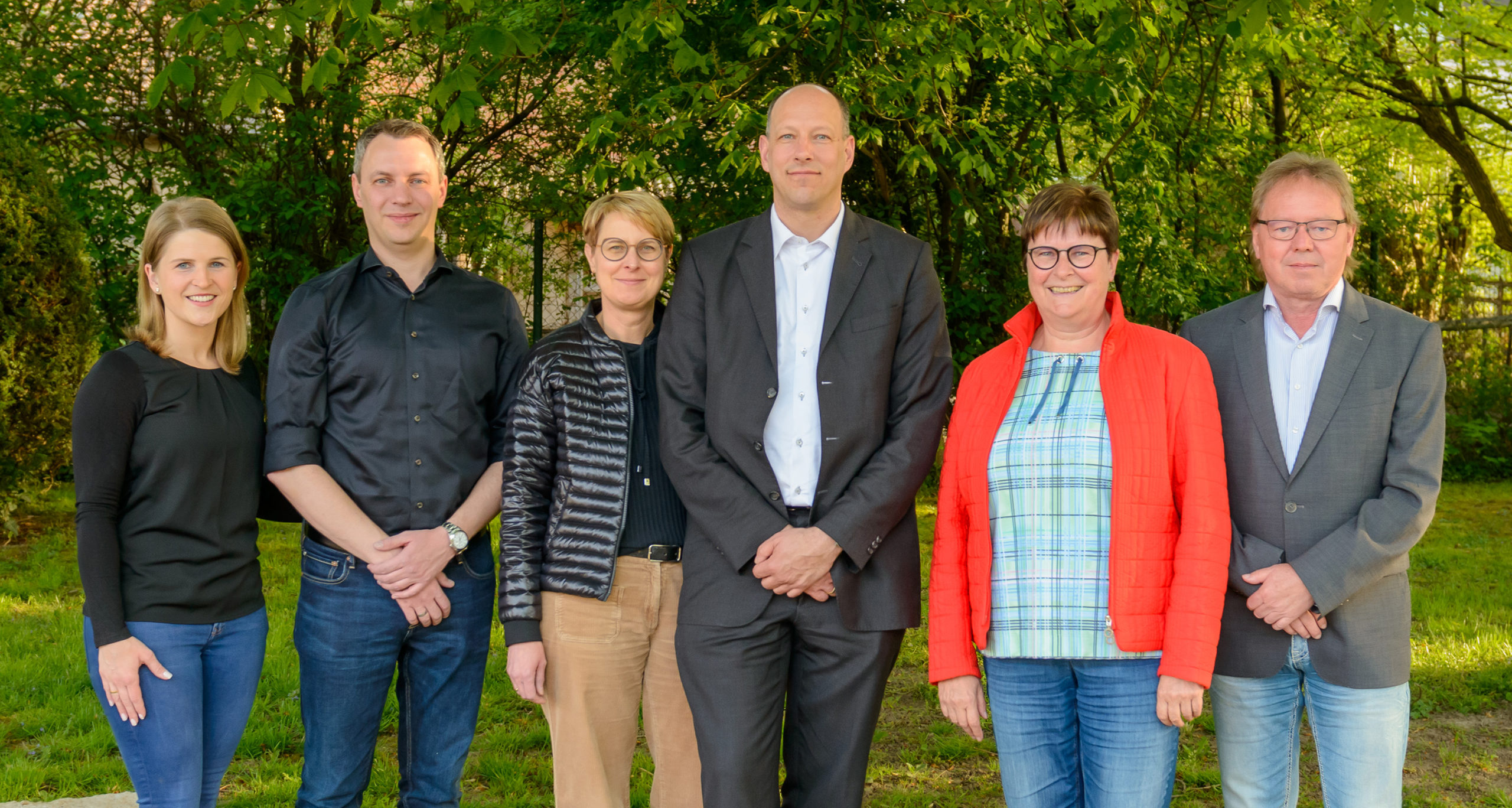 von links: Katharina Martens, Eugen Martens, Anja Kayser, Dr. Karsten Kayser, Undine Walther, Dr. Michael Walther (Foto: Wolfgang Vogt)